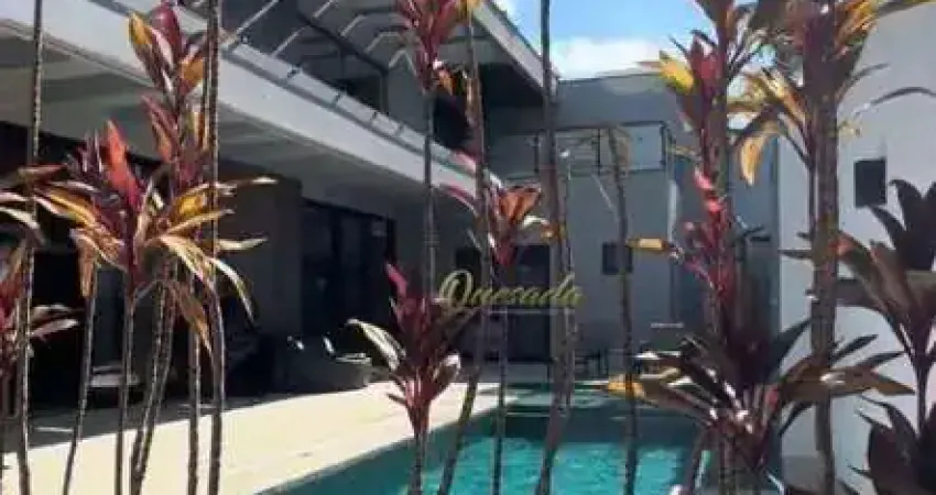 Sobrado para locação, 4 suítes, piscina, fotovoltaica, mobiliado, Condomínio Duas Marias, Indaiatuba.