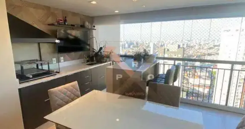 Lindo Apartamento na Mooca - Com Varanda Gourmet e 02 Vagas de Garagem