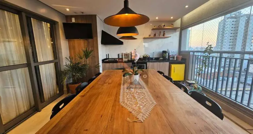 Lindo apartamento na mooca - 03 suítes - varanda gourmet - 02 vagas