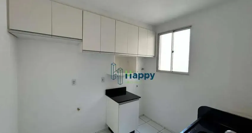 Apartamento com 2 dormitórios para alugar, 42 m² por r$ 2.215/mês - residencial parque padovani - paulínia/sp