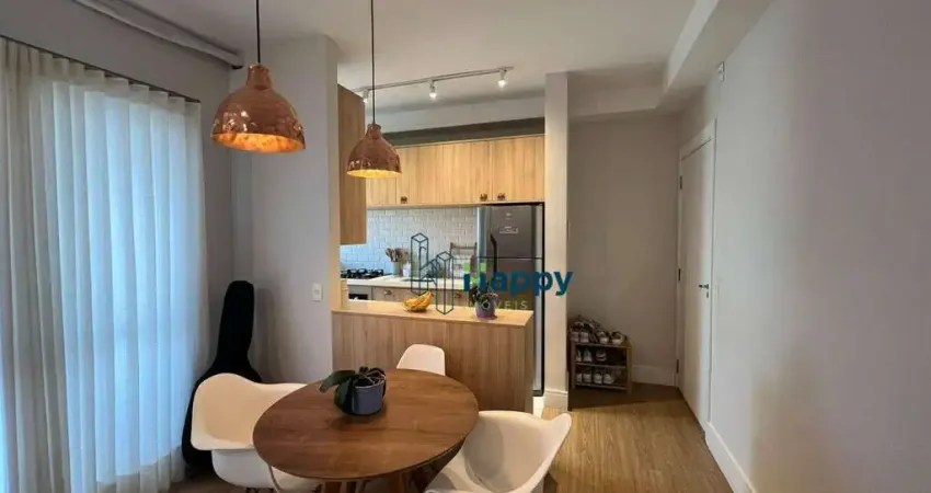 Apartamento com 2 dormitórios para alugar, 60 m² por r$ 3.969,17/mês - residencial mais jardins de paulínia - paulínia/sp