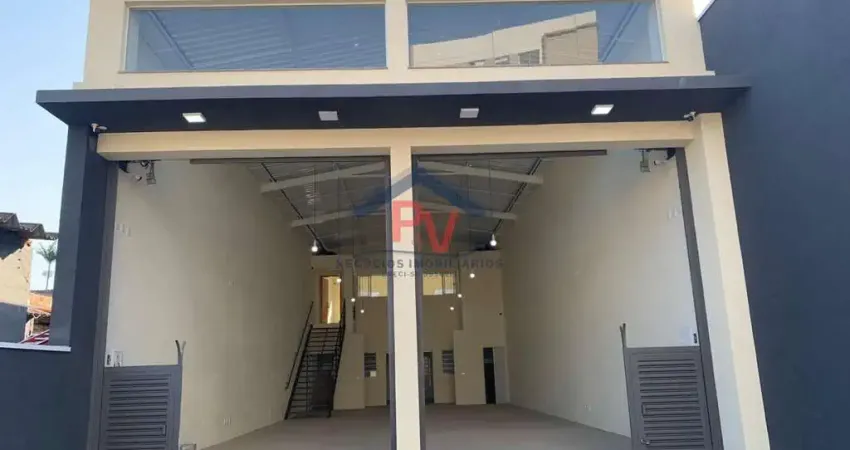 Salão comercial para locação em atibaia, jardim imperial, 2 banheiros, 2 vagas