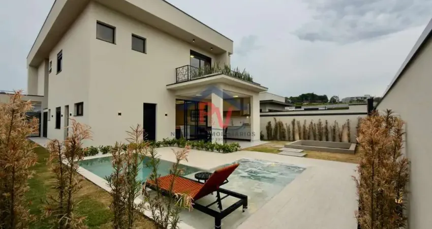 Casa alto padrão para venda em atibaia, vila santista, 4 dormitórios, 4 suítes, 5 banheiros, 4 vagas