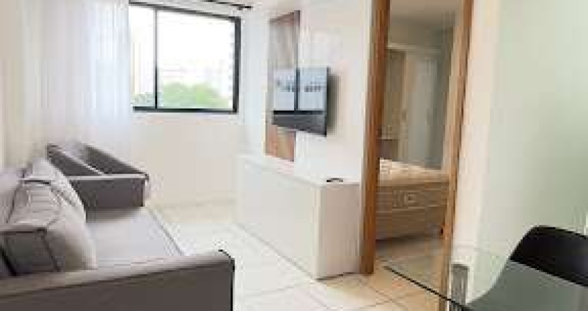 VENDE-SE APARTAMENTO DE 1 QUARTO COM SALA, COZINHA E ÁREA DE SERVIÇO - PISCINA NA COBERTURA - 34m - GRAÇAS