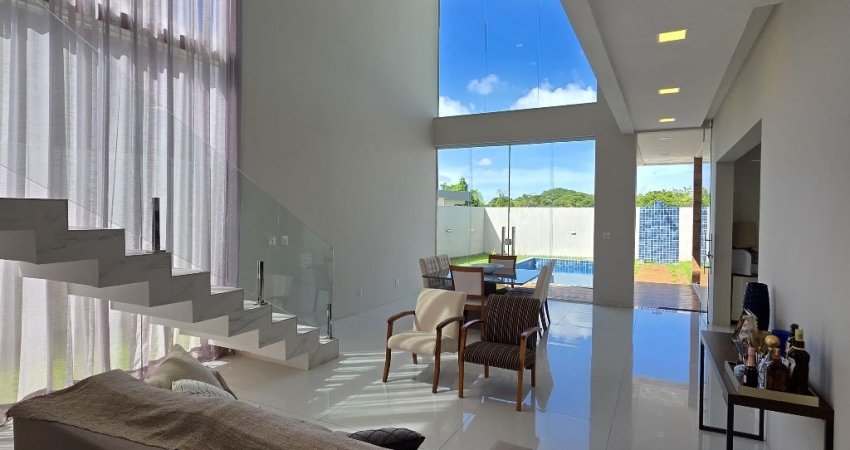 Linda Casa em Alphaville Litoral Norte 3 com quatro suítes Bahia
