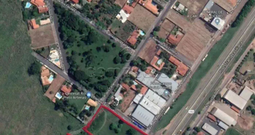 Terreno comercial para alugar na Alameda das Garças, Loteamento Parque dos Pássaros, São José do Rio Preto