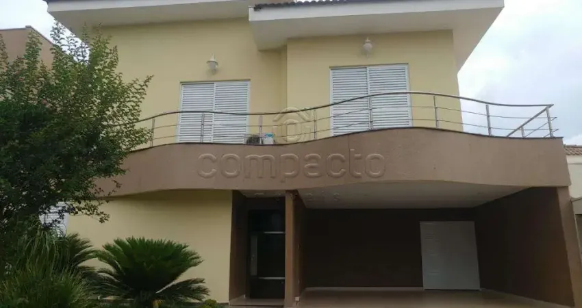 Casa em condomínio fechado com 4 quartos para alugar na Avenida Álvaro Augusto de Marco, Loteamento Recanto do Lago, São José do Rio Preto
