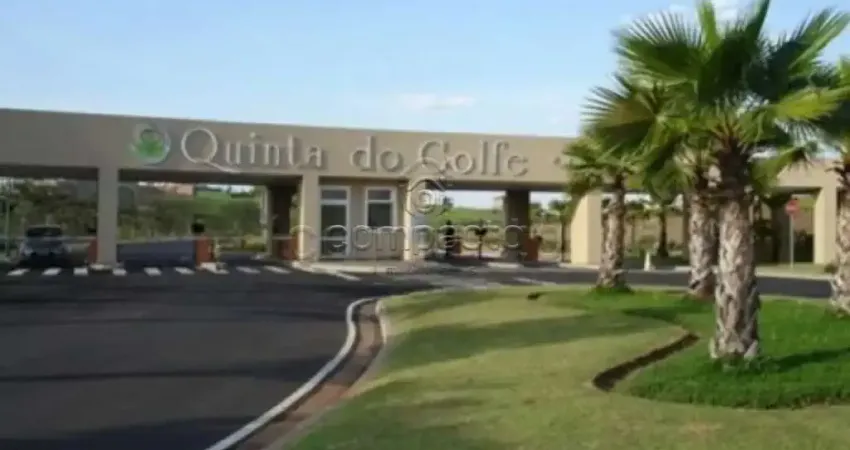 Terreno em condomínio fechado à venda no Residencial Quinta do Golfe, São José do Rio Preto 