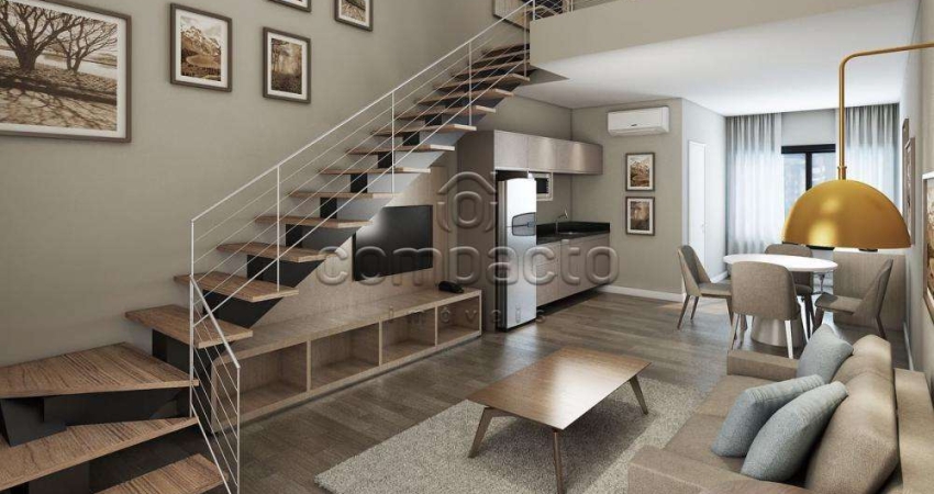 Flat com 1 quarto à venda na Vila São José, São José do Rio Preto 