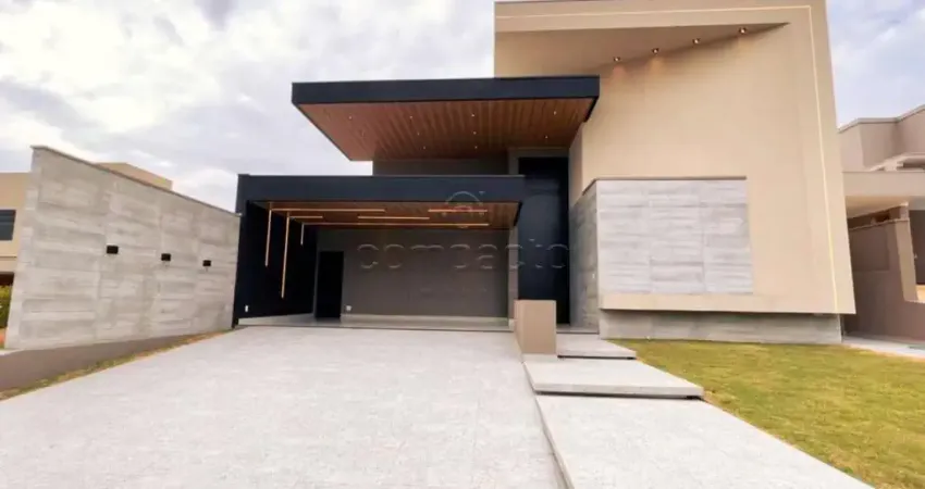 Casa em condomínio fechado com 4 quartos à venda no Residencial Gaivota I, São José do Rio Preto