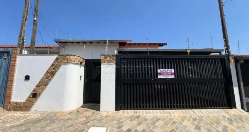 Casa com 3 quartos para alugar na Rua Abílio Bergantini, Residencial Regissol I, Mirassol