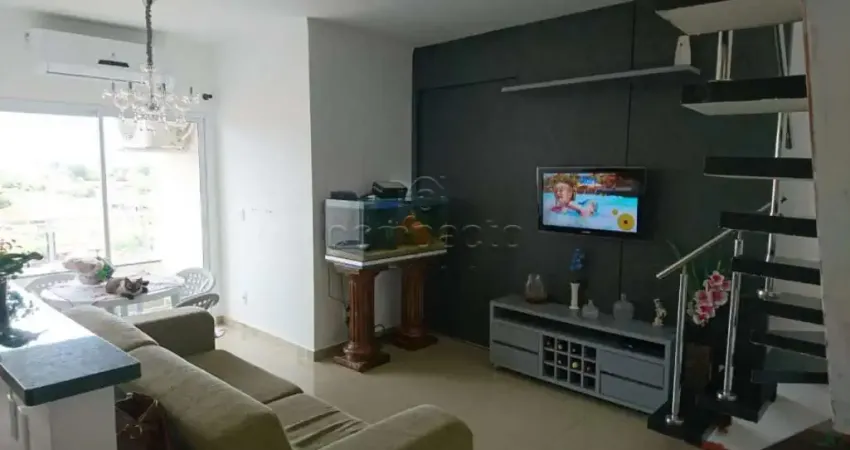 Apartamento Cobertura à venda, 2 quartos, piscina, Parque Industrial - São José do Rio Preto/SP.