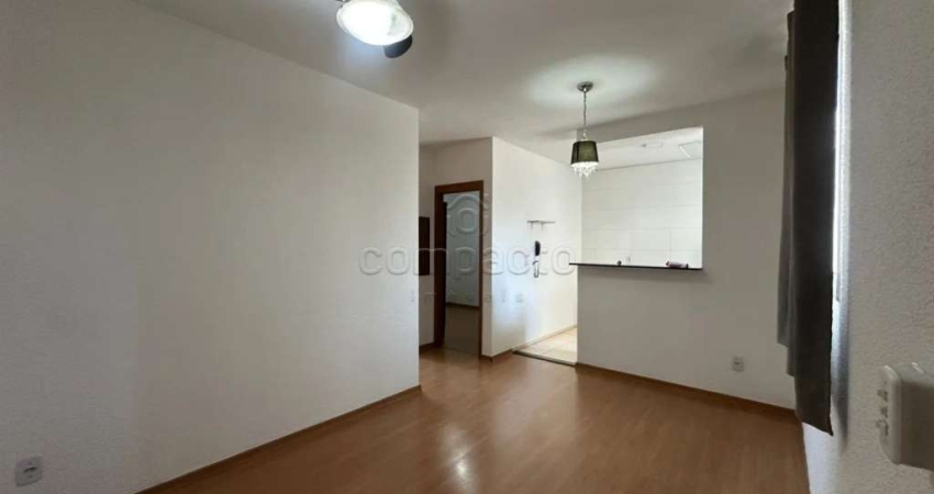 Apartamento com 2 quartos para alugar na Rua Wanderley Libério Telles (Projetada A), Residencial Rio das Flores, São José do Rio Preto