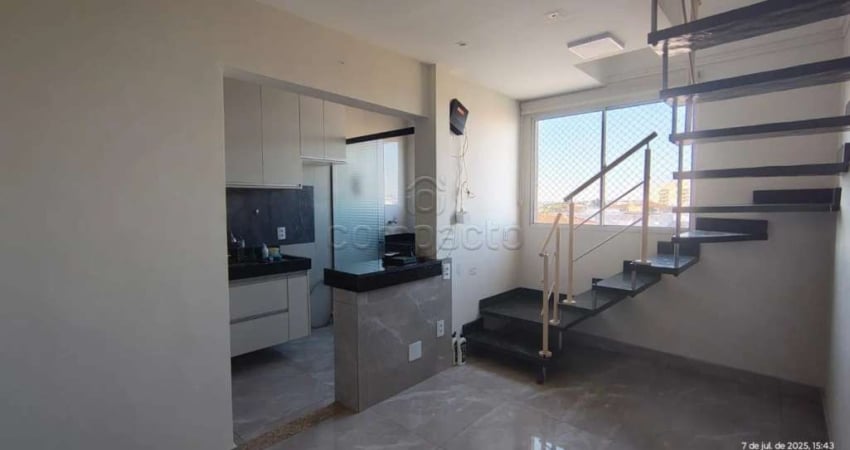 Cobertura para locação com 2 Quartos e Churrasqueira - Jardim Urano
