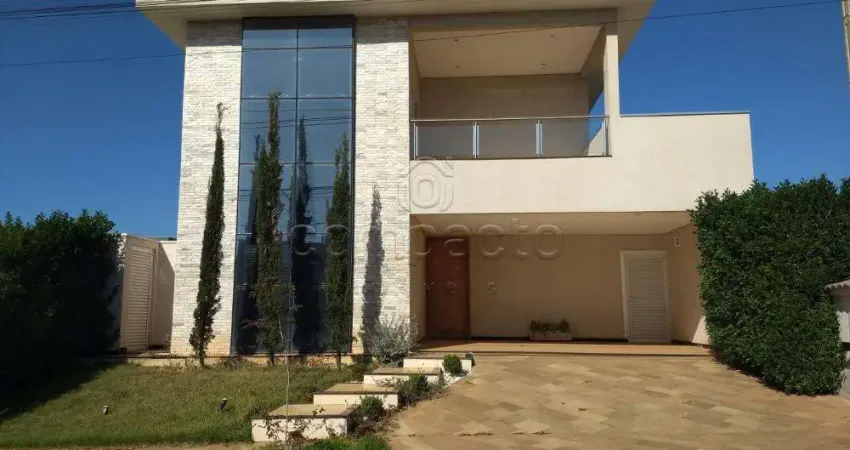 Casa em condomínio fechado com 3 quartos para alugar na Avenida Álvaro Augusto de Marco, Loteamento Recanto do Lago, São José do Rio Preto