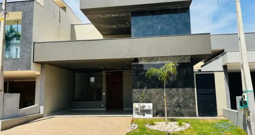 Casa recém construída, disponível pra venda, 3 quartos, 134m2 construção, condomínio ideal life, são josé do rio preto/sp.