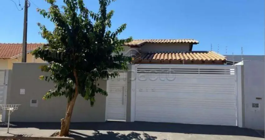 Casa com 3 quartos para alugar na Rua Catharina Francischi, Residencial Santa Cruz, São José do Rio Preto
