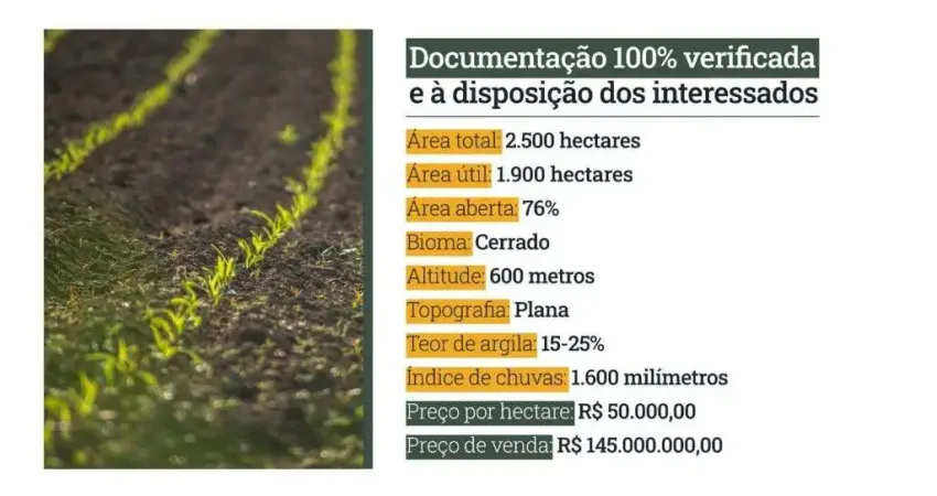 Chácara / sítio à venda na Indefinido, Setor Central, Rio Verde