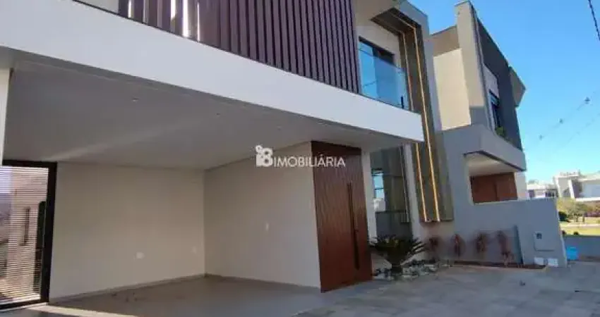 Sobrado novo à venda em condomínio fechado - alto padrão - cascavel