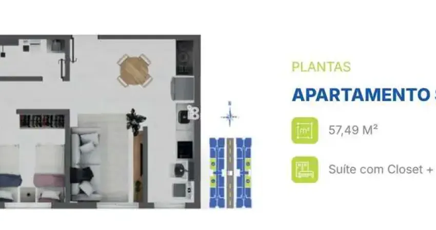 Apartamento com 2 quartos à venda na Rua Jacob do Bandolin, Brasília, Cascavel