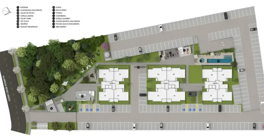 Lançamento Zona Leste | 2 e 3 Dormitórios | 1.400m² de Área Verde