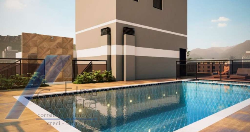 Ubatuba, Itaguá - Apartamento e construção com 02 dormitórios, sendo 01 suíte e aresa de lazer.