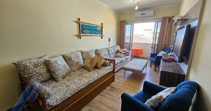 Ubatuba, Centro - Apartamento com 2 dormitórios sendo 01 suite, mobiliado.