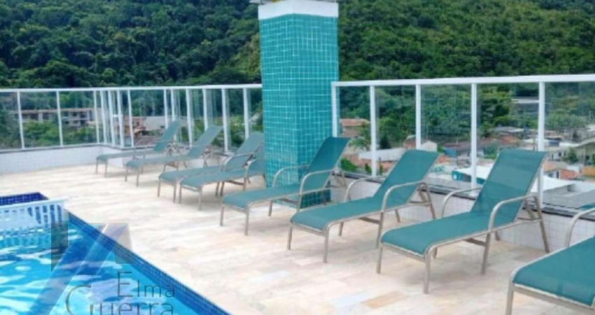 Ubatuba, Praia das Toninhas - Apartamento com 2 dormitórios sendo 01 suíte, com área de lazer.