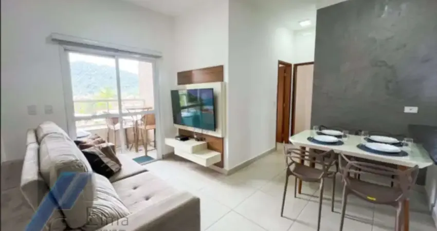 Ubatuba, estufa ii - apartamento com 02 , sendo 01 suíte e área de lazer em local tranquilo.