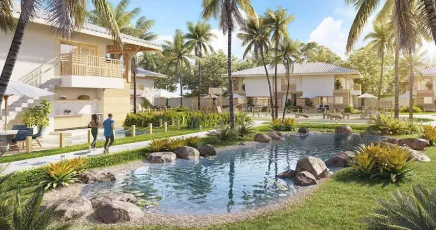 Imbassaí| Village 166 m2| 2 suítes| 2 vagas| Garden Privativo| Cond. entre o rio e o mar