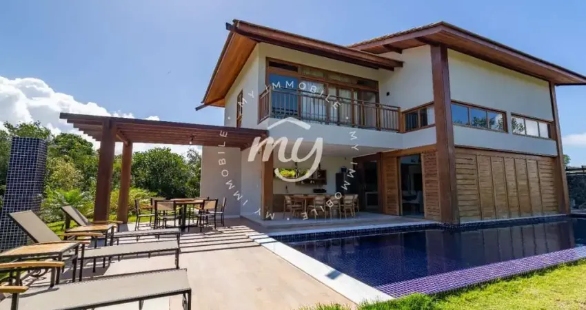 Praia do Forte| Casa Luxuosa Duplex| 424 m2| 4 Suítes| 4 Vagas| Área Gourmet| Piscina
