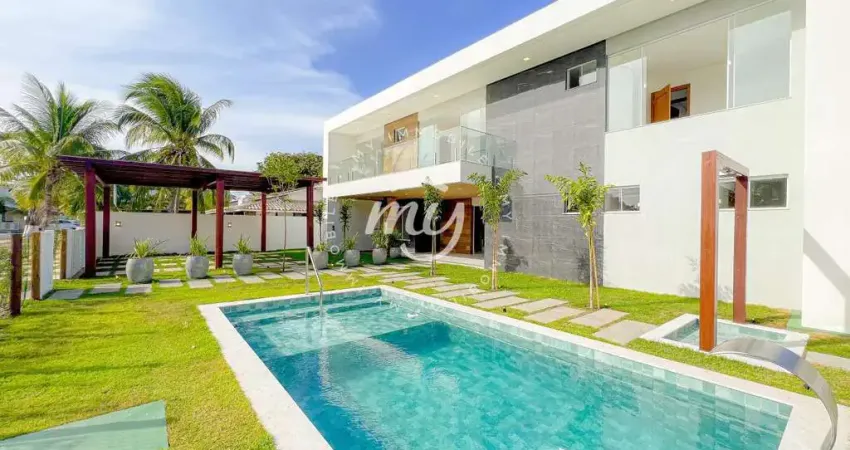 Guarajuba| Casa com 322 m2| Acesso à praia| 6 suítes| 2 vagas| Cond. Paraíso