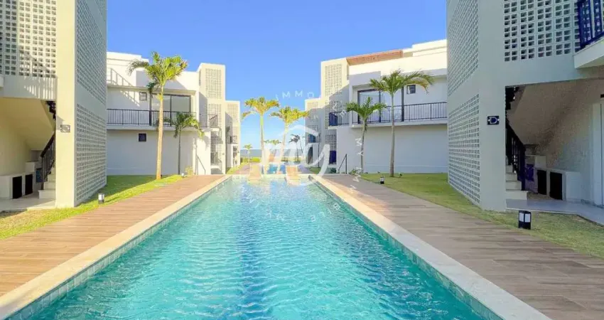 Itacimirim|Apartamento com Terraço Vista Mar|255m²|3 Quartos|2 Vagas|Mobiliado|Pé na areia