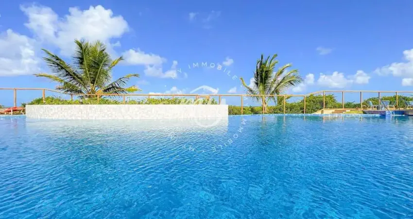 Itacimirim| Village Térreo Garden| 107m²| 3 Dormitórios| 1 Vaga| Pé na Areia| Unique Beach