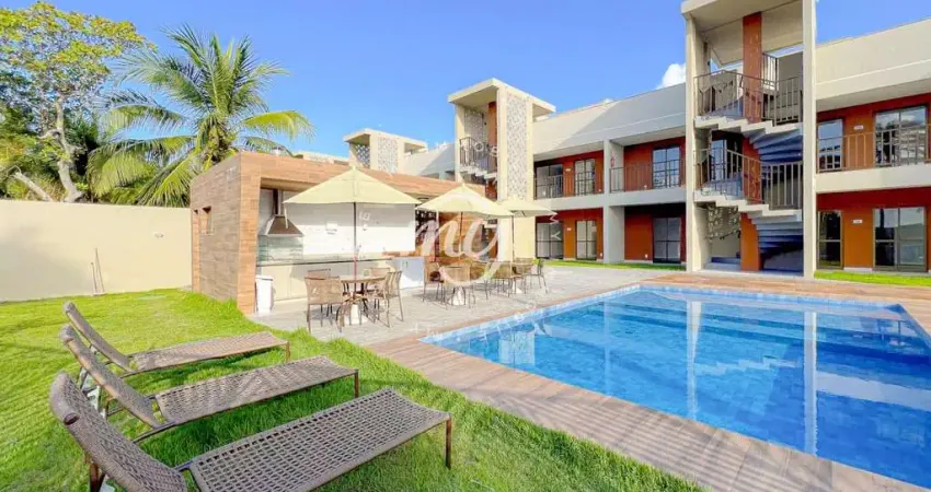 Itacimirim| Village Térreo 92m²| 3 Dormitórios| 1 Vaga| Garden| A 250 m da Praia do Surf