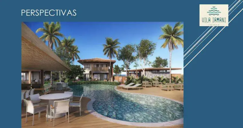 Itacimirim| village térreo com 80m²| garden| 2 suites| 2 vagas| na praia da espera