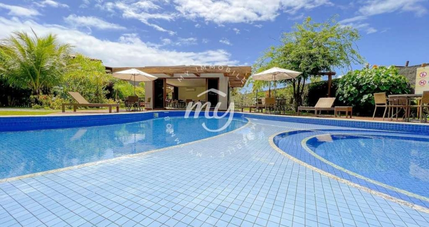 Itacimirim| Bangalô Duplex com 141m²| 3 Suítes|2 Vagas|Mobiliado|Pé na Areia