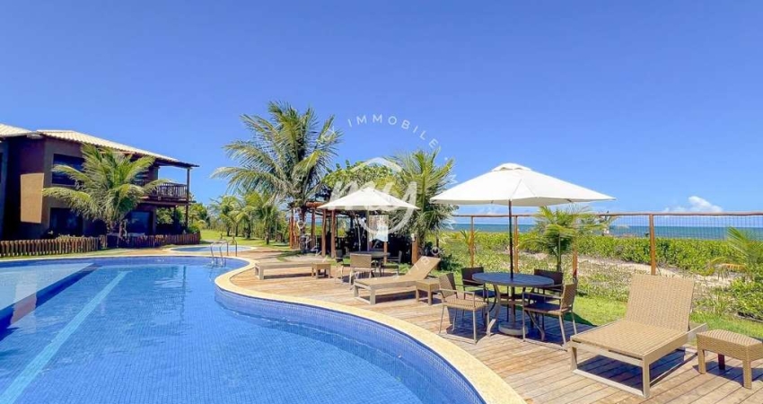 Itacimirim| Bangalô Duplex com 141m²| 3 Suítes|2 Vagas| Pé na Areia