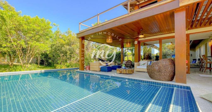 Praia do Forte| Casa Duplex| 480m²| Alto Padrão| Mobiliada| 5 Suítes