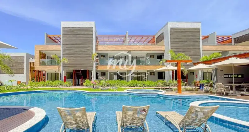 Itacimirim| village térreo com garden| 105m²| 2 suítes| 2 vagas| reserva perla laguna