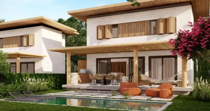 Reserva Sapiranga| Bosque do Forte| Casas Duplex 122m²|2 ou 3 Suítes|2 Vagas| Piscina