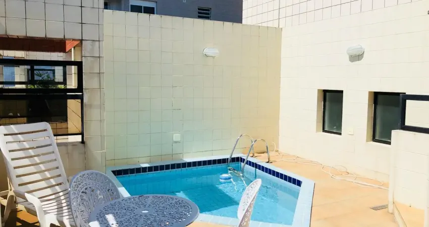 Cobertura duplex para venda tem 220 metros com 4 quartos piscina churrasqueira uma quadra praia em Gonzaga - Santos - SP