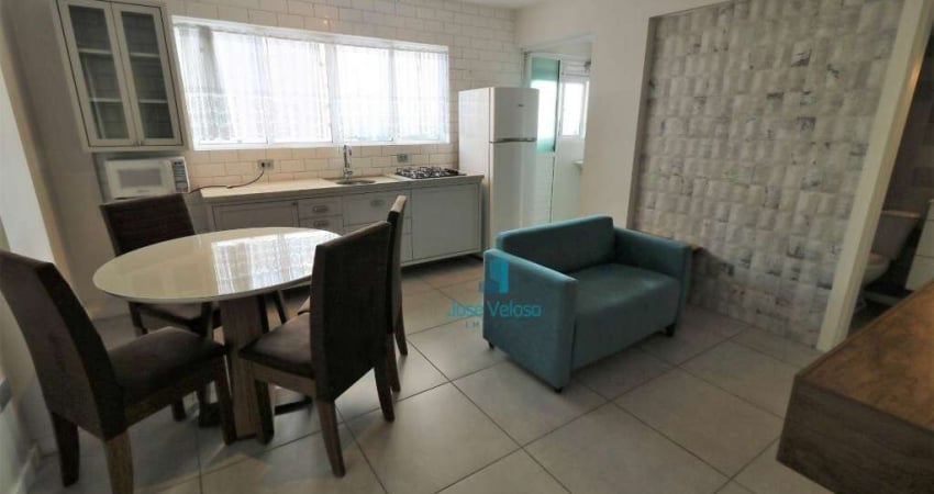 Apartamento com 1 dormitório para alugar, 32 m² por R$ 1.590/mês - Portão - Curitiba/PR