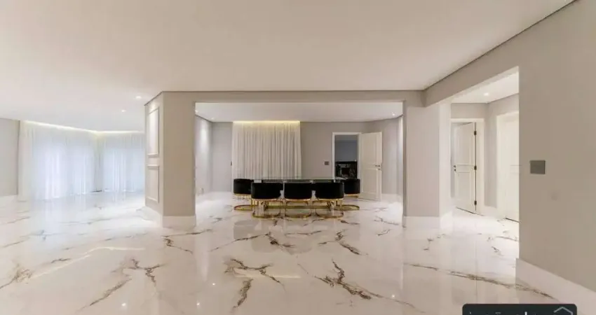 Apartamento com 5 dormitórios para alugar, 433 m² por r$ 25.000/mês - batel - curitiba/pr