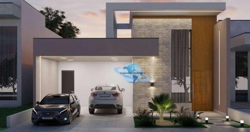 Casa com 3 Suítes à venda, 180 m² - Residencial Pampulha- Sorocaba/SP