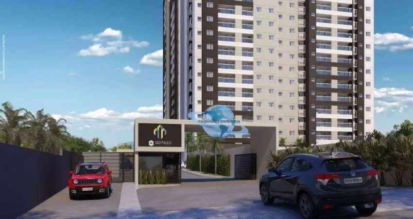 Apartamento com 2 dormitórios à venda, 54 m² por R$ 318.000,00 - Condomínio JR São Paulo - Sorocaba/SP