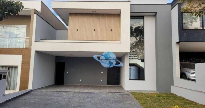 Casa com 3 Suítes sendo 1 Suíte com Closet, Piscina e Espaço Gourmet à venda, 218 m² - Condomínio Parque Ibiti Reserva - Sorocaba/SP