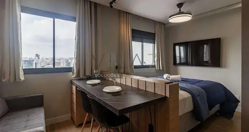 Apartamento de 24m² para locação - Pinheiros, São Paulo
