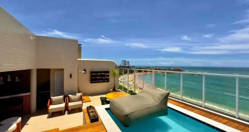 Cobertura Espetacular de 4 Quartos à Venda na Praia de Peracanga – Vista para o Mar com Lazer Completo