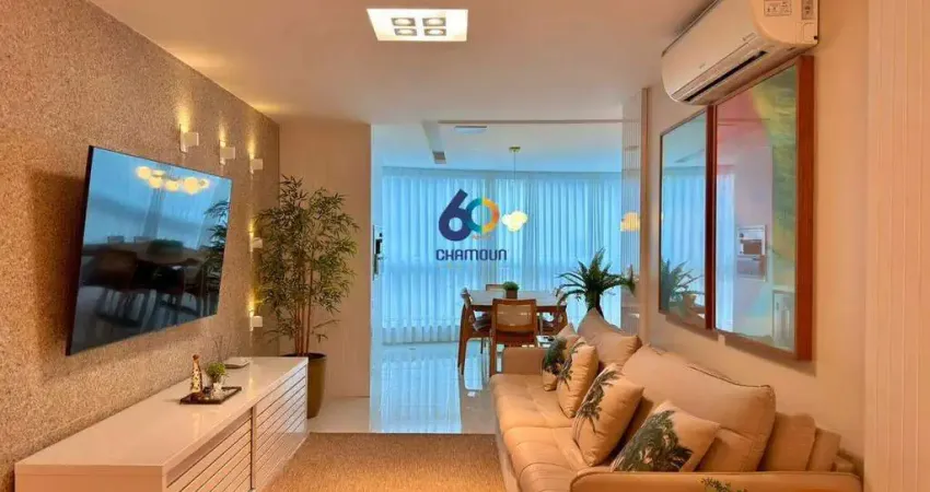 Apartamento de 3 quartos com vista para o mar finamente mobiliado na praia do morro